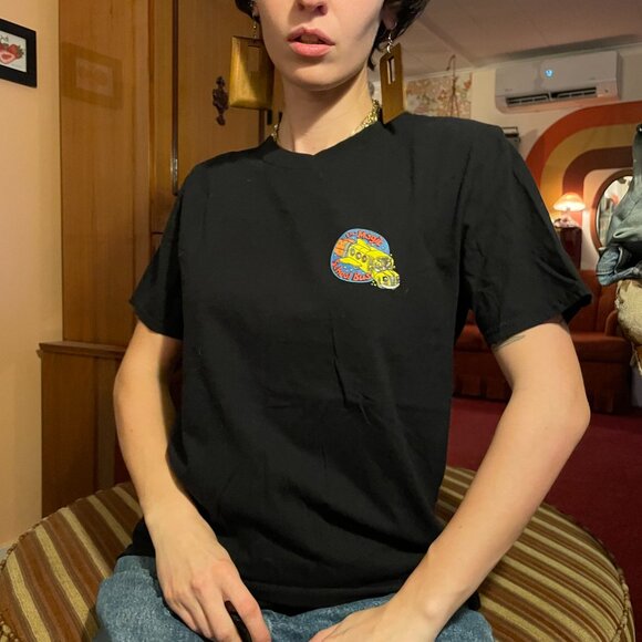 Black double graphic Magic school bus short sleeved shirt! - Picture 3 of 13
